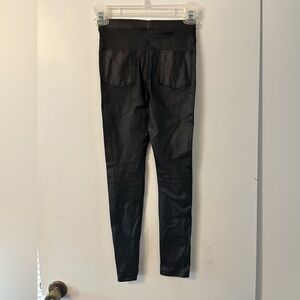 Zara Girls Size 11-12 Black Skinny Jeans with Slight Sheen